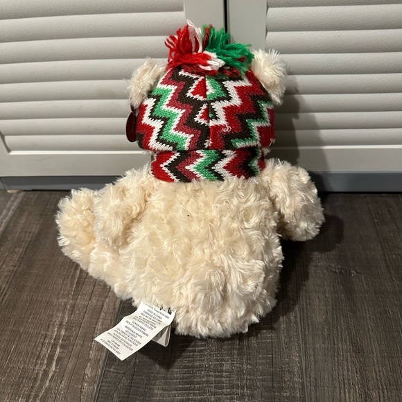 Pier 1 Imports "Sammy " 13" Plush Stuffed Teddy Bear Winter Hat Scarf Cuddle Toy - Picture 3 of 7
